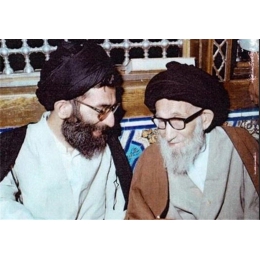 مراسم چهلمین روز رحلت آیتالله سیدجواد حسینی خامنهای